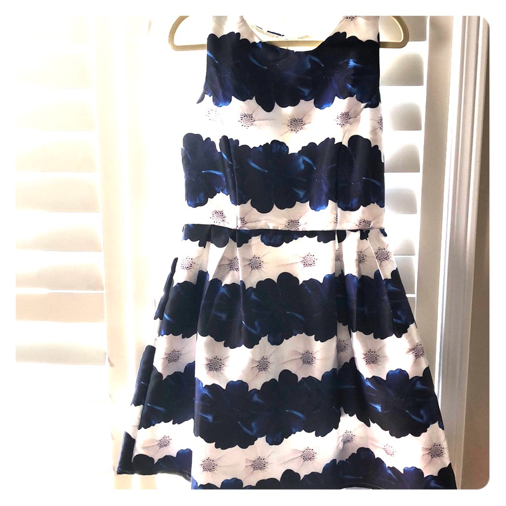 WOMENS FLORAL EVENING DRESS